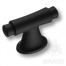 Ручка кнопка современная классика, черный 16 мм